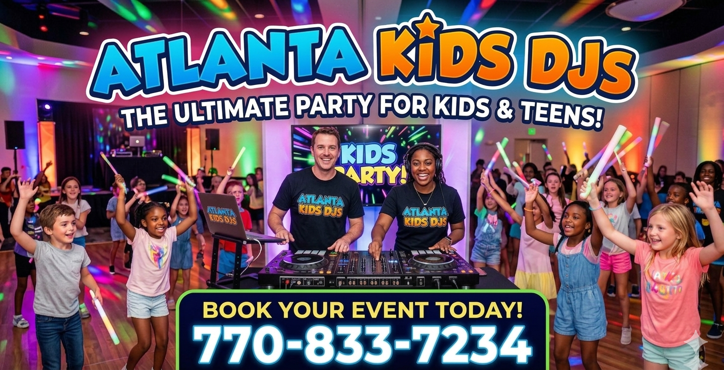 Atlanta Kids DJs Party and Interactive Event Entertainment