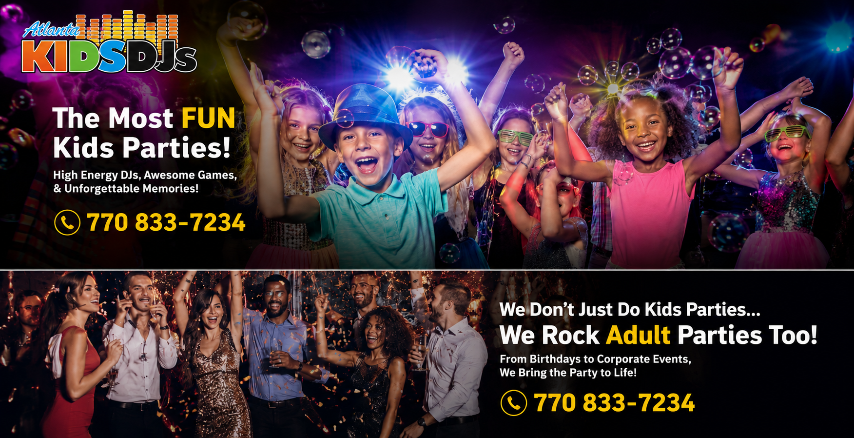 Atlanta Kids DJs Party and Interactive Event