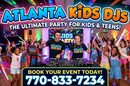 Atlanta Kids DJs Party and Interactive Event Entertainment